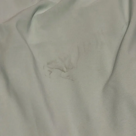 Ieena MAC Duggal ruched off the shoulder dress size 2 light green - Picture 4 of 9